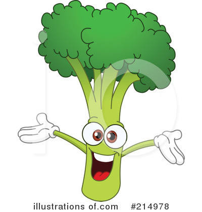 Royalty-Free (RF) Broccoli Clipart Illustration by yayayoyo - Stock Sample #214978