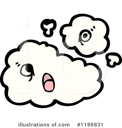 Royalty-Free (RF) Broken Cloud Clipart Illustration by lineartestpilot - Stock Sample #1186831
