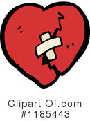 Broken Heart Clipart #1185443 by lineartestpilot