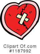 Broken Heart Clipart #1187992 by lineartestpilot