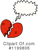 Broken Heart Clipart #1199806 by lineartestpilot