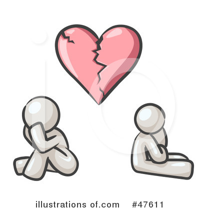 Broken Heart Clipart #47611 by Leo Blanchette