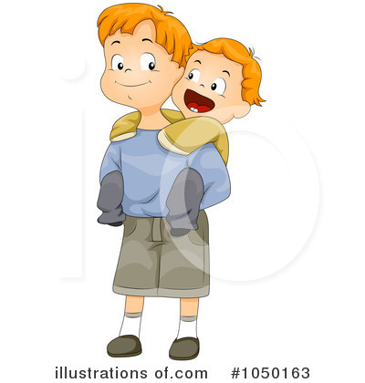  Brother on Royalty Free  Rf  Brother Clipart Illustration  1050163 By Bnp Design