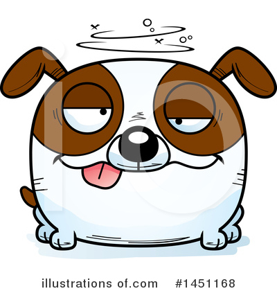Royalty-Free (RF) Brown And White Dog Clipart Illustration by Cory Thoman - Stock Sample #1451168