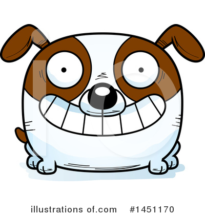 Royalty-Free (RF) Brown And White Dog Clipart Illustration by Cory Thoman - Stock Sample #1451170