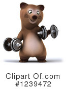Brown Bear Clipart #1239472 by Julos