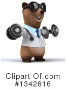 Brown Bear Doctor Clipart #1342816 by Julos