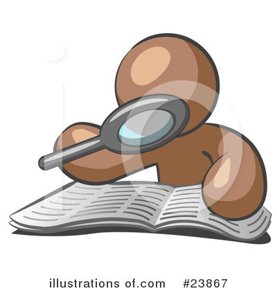 Newspaper Clipart #23867 by Leo Blanchette