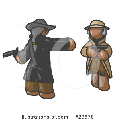 Duel Clipart #23878 by Leo Blanchette