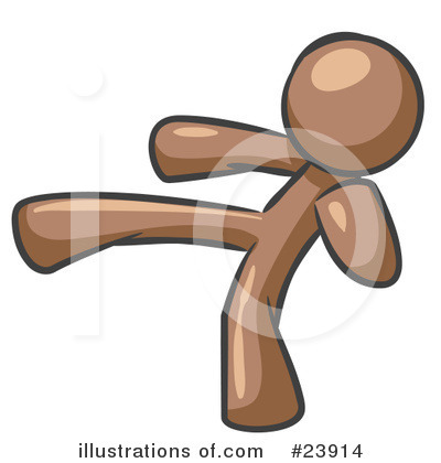 Royalty-Free (RF) Brown Collection Clipart Illustration by Leo Blanchette - Stock Sample #23914