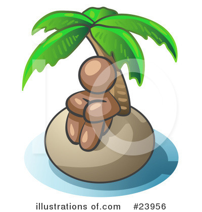 Island Clipart #23956 by Leo Blanchette