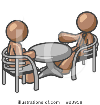 Royalty-Free (RF) Brown Collection Clipart Illustration by Leo Blanchette - Stock Sample #23958