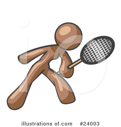 Tennis Clipart #24003 by Leo Blanchette