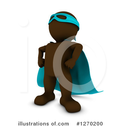Royalty-Free (RF) Brown Man Clipart Illustration by KJ Pargeter - Stock Sample #1270200