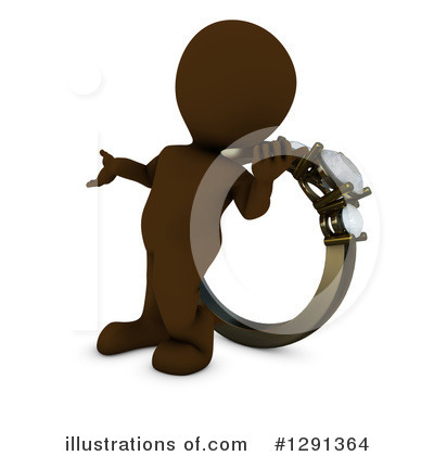 Royalty-Free (RF) Brown Man Clipart Illustration by KJ Pargeter - Stock Sample #1291364