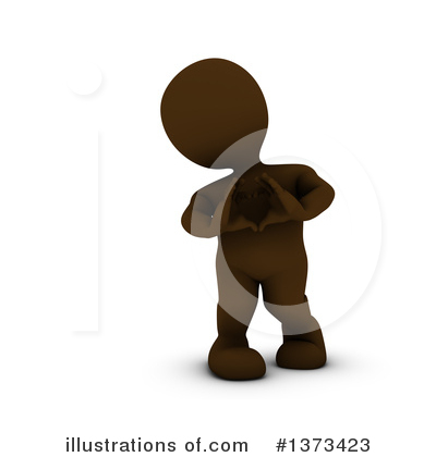 Royalty-Free (RF) Brown Man Clipart Illustration by KJ Pargeter - Stock Sample #1373423