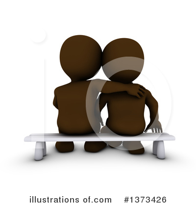 Royalty-Free (RF) Brown Man Clipart Illustration by KJ Pargeter - Stock Sample #1373426