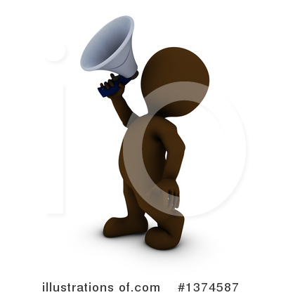 Royalty-Free (RF) Brown Man Clipart Illustration by KJ Pargeter - Stock Sample #1374587