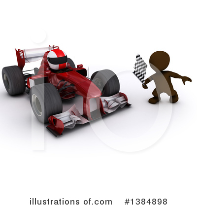 Race Car Clipart #1384898 by KJ Pargeter