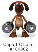 Brown Pooch Character Clipart #100802 by Julos
