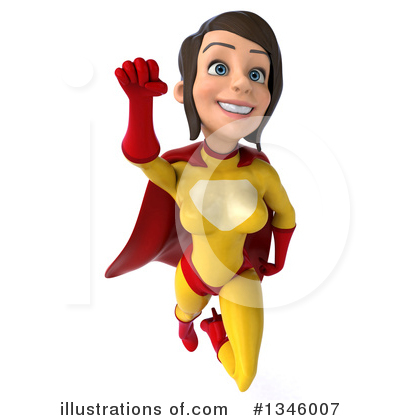Yellow And Red Super Hero Clipart #1346007 by Julos