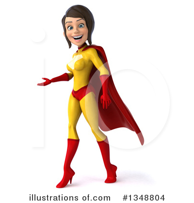Yellow And Red Super Hero Clipart #1348804 by Julos