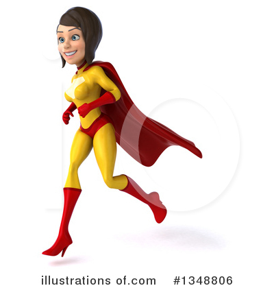 Yellow And Red Super Hero Clipart #1348806 by Julos
