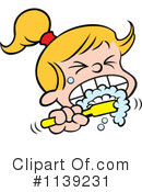Brushing Teeth Clipart #1139231 by Johnny Sajem