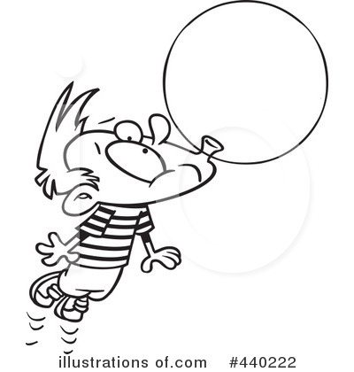 Royalty-Free (RF) Bubble Gum Clipart Illustration by toonaday - Stock Sample #440222