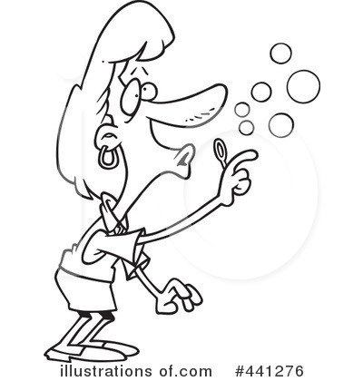 Royalty-Free (RF) Bubbles Clipart Illustration by toonaday - Stock Sample #441276