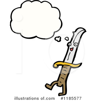Royalty-Free (RF) Buck Knife Clipart Illustration by lineartestpilot - Stock Sample #1185577