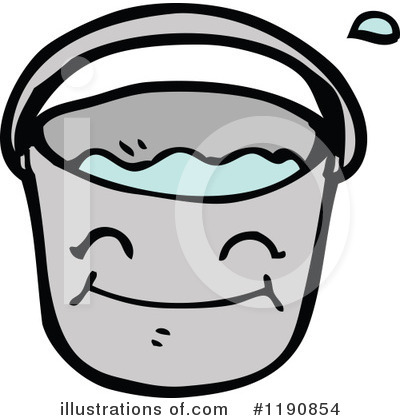 Royalty-Free (RF) Bucket Clipart Illustration by lineartestpilot - Stock Sample #1190854