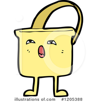 Royalty-Free (RF) Bucket Clipart Illustration by lineartestpilot - Stock Sample #1205388
