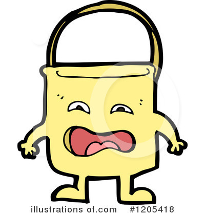 Royalty-Free (RF) Bucket Clipart Illustration by lineartestpilot - Stock Sample #1205418