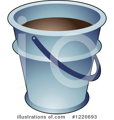 Royalty-Free (RF) Bucket Clipart Illustration by cidepix - Stock Sample #1220693