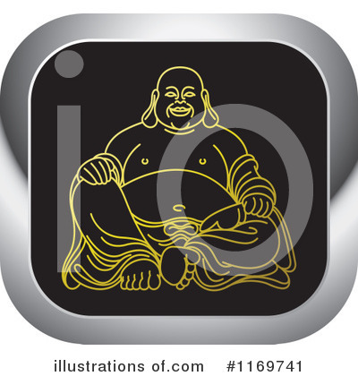 Royalty-Free (RF) Buddha Clipart Illustration by Lal Perera - Stock Sample #1169741