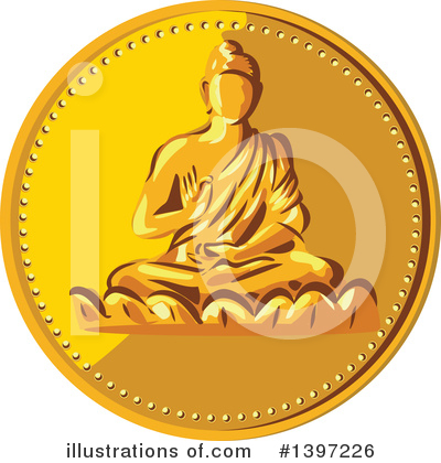 Buddha Clipart #1397226 by patrimonio