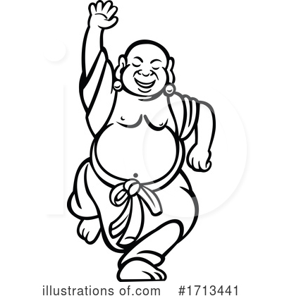 Royalty-Free (RF) Buddha Clipart Illustration by patrimonio - Stock Sample #1713441