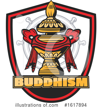 Royalty-Free (RF) Buddhism Clipart Illustration by Vector Tradition SM - Stock Sample #1617894