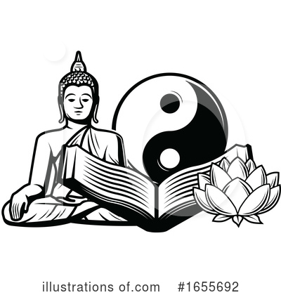 Royalty-Free (RF) Buddhism Clipart Illustration by Vector Tradition SM - Stock Sample #1655692