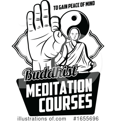 Royalty-Free (RF) Buddhism Clipart Illustration by Vector Tradition SM - Stock Sample #1655696