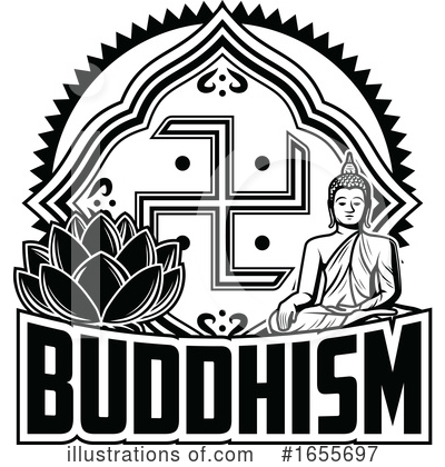 Royalty-Free (RF) Buddhism Clipart Illustration by Vector Tradition SM - Stock Sample #1655697