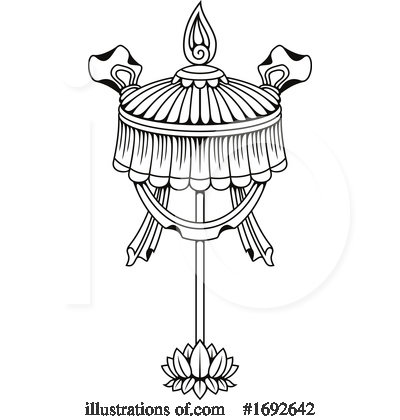 Royalty-Free (RF) Buddhism Clipart Illustration by Vector Tradition SM - Stock Sample #1692642