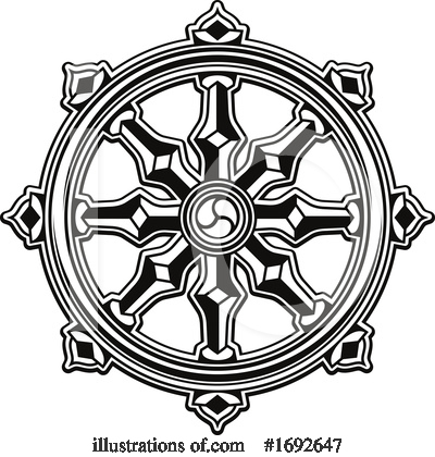 Royalty-Free (RF) Buddhism Clipart Illustration by Vector Tradition SM - Stock Sample #1692647