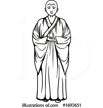 Royalty-Free (RF) Buddhism Clipart Illustration by Vector Tradition SM - Stock Sample #1692651