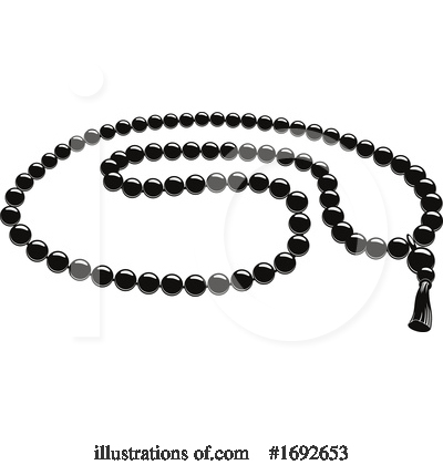 Rosary Clipart #1692653 by Vector Tradition SM