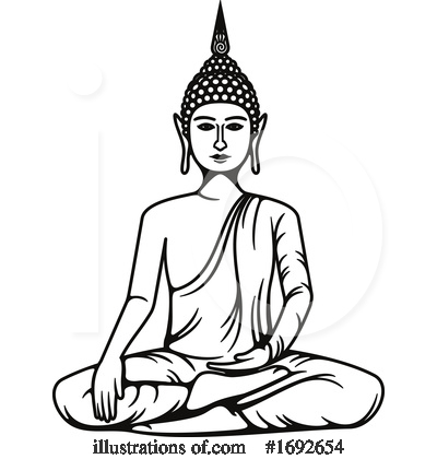 Royalty-Free (RF) Buddhism Clipart Illustration by Vector Tradition SM - Stock Sample #1692654