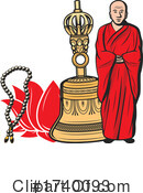 Buddhism Clipart #1740093 by Vector Tradition SM