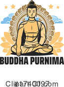 Buddhism Clipart #1740097 by Vector Tradition SM