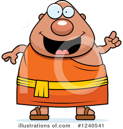 Royalty-Free (RF) Buddhist Clipart Illustration by Cory Thoman - Stock Sample #1240541